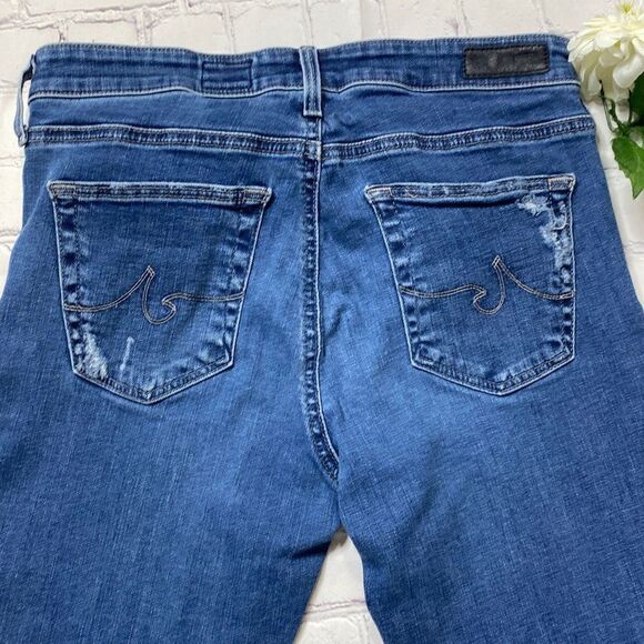 Adriano Goldschmied The Legging Ankle Super Skinny Distressed Jeans 27 - Picture 9 of 16